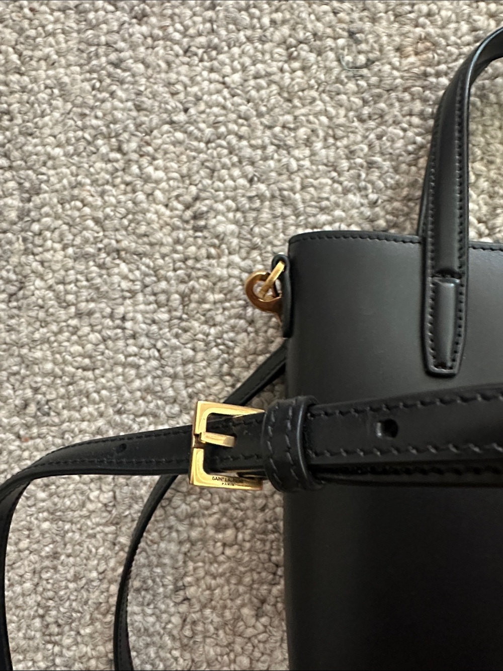 Saint Laurent Black MINI TOY SHOPPING - Picture 4 of 6
